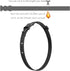 Dog Nylon Collar Strap for Electronic Fence Training, 3/4 Inch Replacement Strap with 2 Holes, Compatible with Most