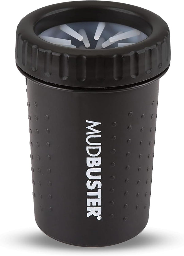 Dexas MudBuster Portable Dog Paw Cleaner, Medium Matte Black Special Edition for Dogs
