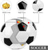 Linkidea Size 5 Bell Soccer Ball for The Blind, Rattle Ball, Lightweight Audible Ball for Therapy
