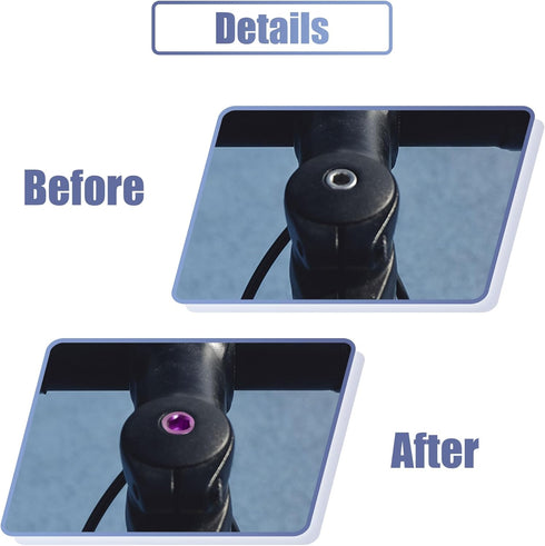 uxcell Pink Universal M6x35 Bike Stem Bolt, Bicycle Headset Stem Bolt Accessory