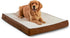 South Pine Porch Darla Deluxe Sherpa Dog Bed - Large, Latte, 48" x 36"