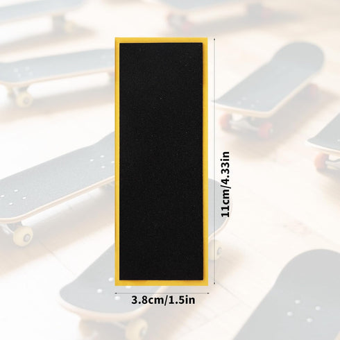 Sinbana 30pcs 110x38mm/4.33x1.5in PRO Fingerboard Grip Tape, Foam Grip Strips for Fingerboard Skateboards Stickers Foam