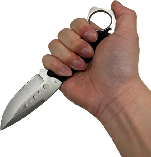 S-TEC 9" Full Tang Tactical Knife with ABS Swivel Sheath - GEN 2