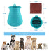 Idepet Dog Paw Cleaner Cup with Towel, Portable Pet Foot Washer Brush for Dogs and Cats, Blue