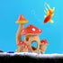 Aquarium Mushroom House, Fish Tank Cave Ornament for Pleco Caves and Fairy Garden Decorations
