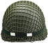 WWII US Army M1 Green Helmet Replica with Net/Canvas Chin Strap for DIY Painting