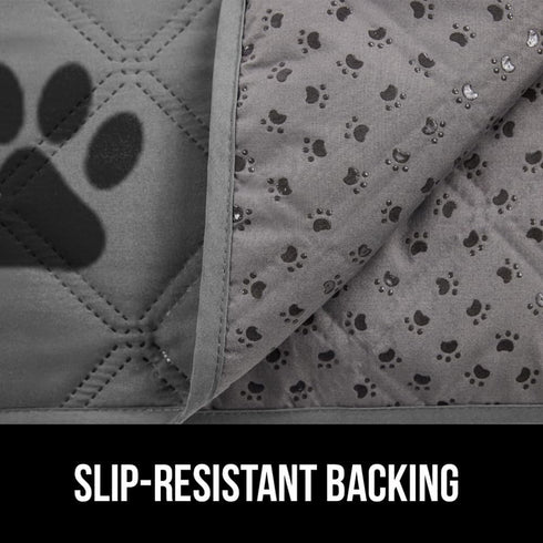 Gorilla Grip 100% Waterproof Dog Blanket 52x82, Pet Friendly Washable Couch Cushion Bed Protector (Paw)
