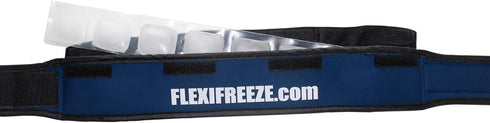 FlexiFreeze Cooling Collar - Personal Ice Wrap for Neck (Navy Blue)