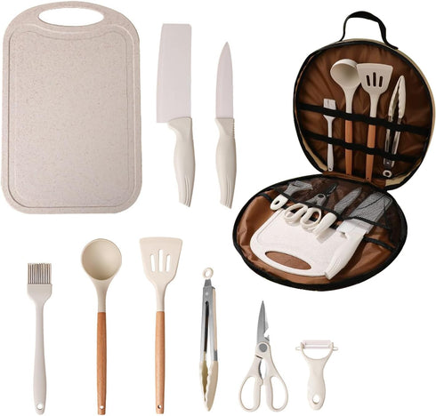TOOPONE Camping Cookware,Camp Cookware, Camping Kitchen Set,Camping Cooking Utensils, Camping Cookware Set, Camping