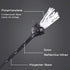 Hikeman 6 Pack 4mm Outdoor Guy Lines, Lightweight Camping Rope with Aluminum Adjuster for Tent Tarp