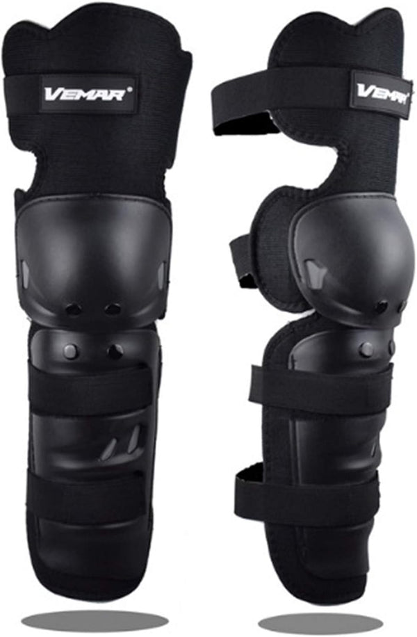 Motorcycle Knee Shin Guard Pads for Men Women, Anti-Slip Protector Adjustable Motocross Knee Protection Gear