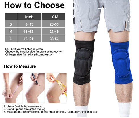 Knee Pads for Women & Men, Basketball Volleyball Wrestling Gear Soft Knee Protectors