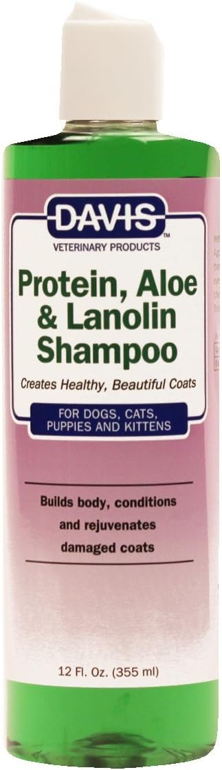 PALS12 Protein, Aloe and Lanolin Pet Shampoo by Davis - 12 oz