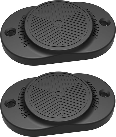 WEDNBR Magnetic Gun Holder Rubber Coated 35Lbs Gun Magnet Mount for Car,Trucks,Desks,Safes&Walls Handgun