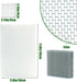 9 Pieces 3.1X3.1in Aquarium Moss Mesh, 304 Stainless Steel Aquatic Moss Wall for DIY Filtration and Aquascaping.
