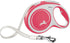 FLEXI New Comfort Retractable Dog Leash, Tape, for Dogs Up to 132lbs, 26 ft, Large, Red/Pastel