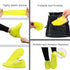 Waterproof Shoe Covers - Non-Slip Water Resistant Overshoes for Men, Women, Kids (Large, Black)