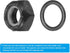 PATIKIL Skateboard Lock Nuts Set - Skateboard Truck Axle Washers Spacer Hardware Repair Kit for Longboard Cruiser.