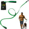 Heavy Duty 6ft Dog Leash with Padded Double Handles for Training & Walking, Reflective Stitching
