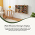 MUOUM 56 1/64 Wood Toy Car Display Rack, Holds Diecast Cars Model Car Display Case Scale Toy Cars Organizer