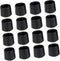 16 Pcs Foosball Table End Caps Plugs for Soccer Table Rods Accessories