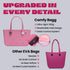 14L Comfy Flow Pool Bag for Women, Waterproof EVA Open Tote, Swim Sauna Gym Beach Bag, Wipe-Clean Self-Standing, (Baby