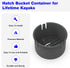 Kayaks Storage Bucket Container for Lifetime Kayak Storage, Fits Hatch Opening 6 7/8" - 2 Pack