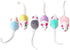 CHIWAVA 36 Pack 1.8 Inch Small Interactive Cat Toys - Mice with Catnip Rattle Sound for Indoor Cats
