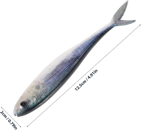 HEANUJJ Artificial Sinking Tuna Lure Soft Bait Practical Reusable Fishing Tool for Sea and Freshwater Fishing