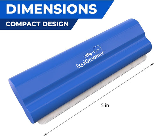 EasyGroomer Deshedding Brush for Dogs Cats | Blue | Undercoat Tool for Large and Small Pets