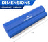 EasyGroomer Deshedding Brush for Dogs Cats | Blue | Undercoat Tool for Large and Small Pets
