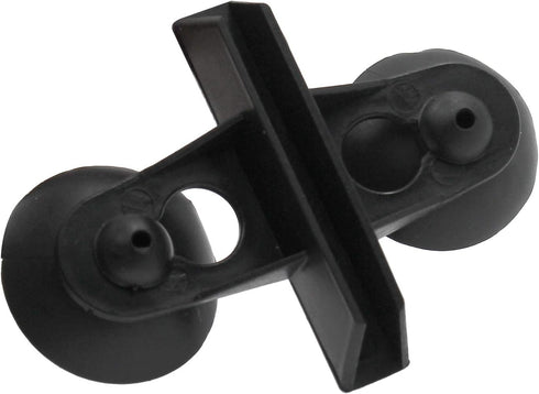 20Pcs Aquarium Isolation Plate Suction Cup Divider Holders Bracket, Plastic Sheet Divider for Fish Tank (Black)