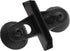 20Pcs Aquarium Isolation Plate Suction Cup Divider Holders Bracket, Plastic Sheet Divider for Fish Tank (Black)
