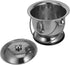 YOSADIER Capacity Portable Adult Potty Stainless Steel Pee Bucket Lid Home Chamber Pot
