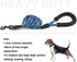 MayPaw Heavy Duty Rope Dog Leash, 3/4/5/6/7/8/10/12/15 FT Nylon Pet Leash with Soft Padded Handle for Large Medium Dogs