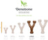 Benebone 2-Pack Wishbone/Dental Durable Chew Toys, Real Bacon Flavor, Made in USA, Large Size