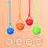 Dog Training Ball on A Rope, Rubber Dog Rope Toys Ball with Handle for Tug of War K9 Training Rewards for Small Dogs
