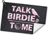 Talk Birdie to Me Funny Pink Polyester and Cotton Blend Golf Towel, Golf Accessories for Women