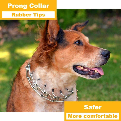 Prong Collar Covers 4.0mm - Vinyl Comfort Tips for Herm. Sprenger Collar (50 Tips per Pack)
