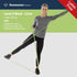 Sammons Preston Non-Latex Exercise Band, 5 Pack, Improve Strength, Dexterity, Flexibility, Set of 5 Resistance Levels