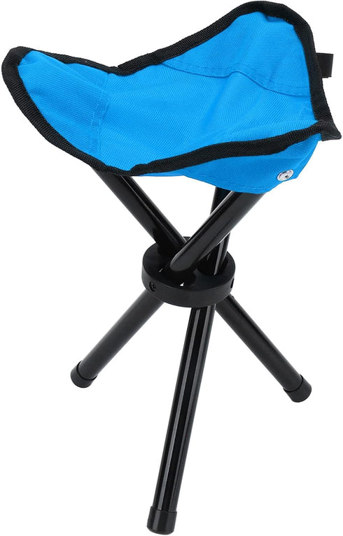 RiToEasysports 3 Camping Tripod Stools, Legs Folding Portable Tall Slacker Chair Lightweight Camping Tripod Seat Garden