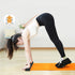 Yoga Fitness Slide Board Sliding Mat with End Stops, Quiet Sports Slide Mat for Body Shaping Workout