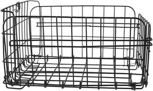 Universal Foldable Rear Shelf Bike Basket Thickened Steel Cycling Cargo Basket for
