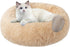 Nisrada Cat Beds for Indoor Cats, 20 Inch Dog Bed for Small Medium Large Dogs, Washable Round Pet Bed for Puppy and