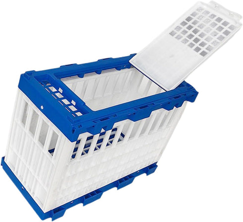 HERAON Foldable Bird Cage Carriers for Racing Pigeons Baby Parrots Outdoor Exercise