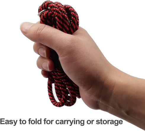 MayPaw Dog Leash Rope Slip Lead, 1/4"-5Ft Sturdy Nylon Puppy Leash for Small & X-Small Dogs