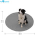 48 Inch Paw Inspired Round Playpen Mat, Super Absorbent Fleece Cage Liner with Non-Slip Bottom, Waterproof Pet Play Pen