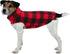 ASENKU Plaid Dog Fleece Vest, Soft Comfortable Pet Pajamas, Warm Winter Dog Shirt Jacket for Cold Weather - Red, XXS