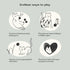 MEOWFIA Wool Ball Toys - 6-Pack of Safe Felted Wool Balls for Cats and Small Dogs - Perfect with Cat Cave (Aquamarine)