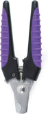 Master Grooming Tools Ergonomic Pro Nail Clippers - Stainless Steel for Trimming Pet Nails - Purple, Large, 6¼"